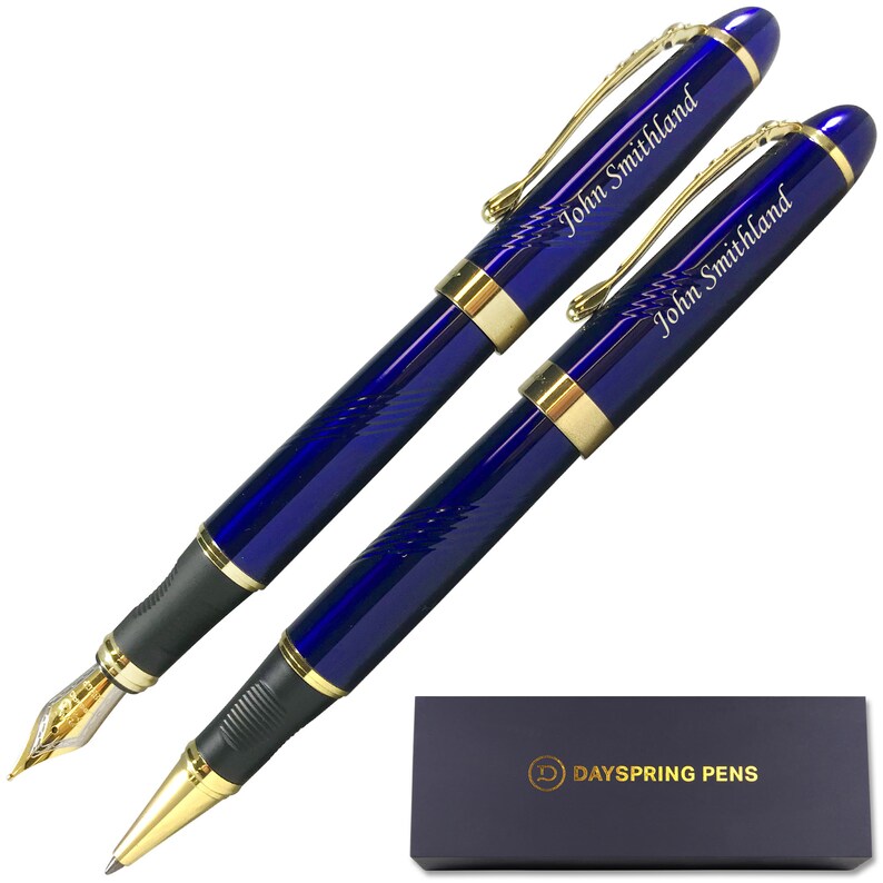 Dayspring Pens Personalized Arizona Fountain and Rollerball Etsy