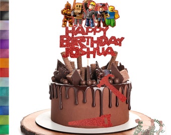Roblox Cake Etsy - birthday cake roblox