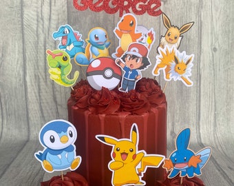 Topper Gateau Pokemon Etsy