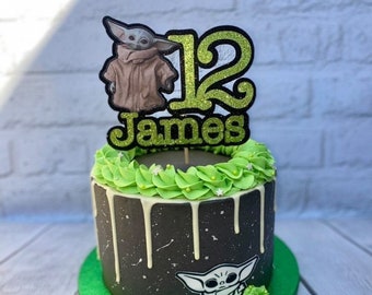 Yoda Birthday Cake Etsy Yoda Birthday Cake Etsy