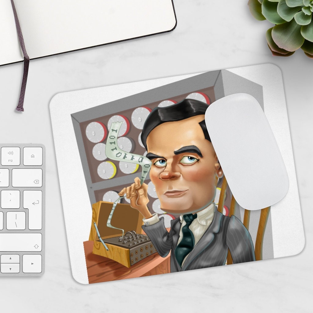 Alan Turing Mousepad Back to School Gift Student Teacher - Etsy Alan Turing Mousepad Back to School Gift Student Teacher - Etsy