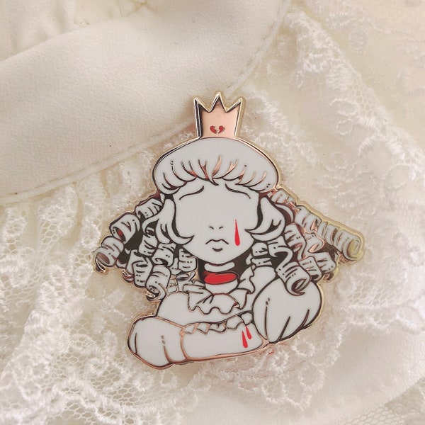 Melancholy Carnival False Queen Enamel Pin