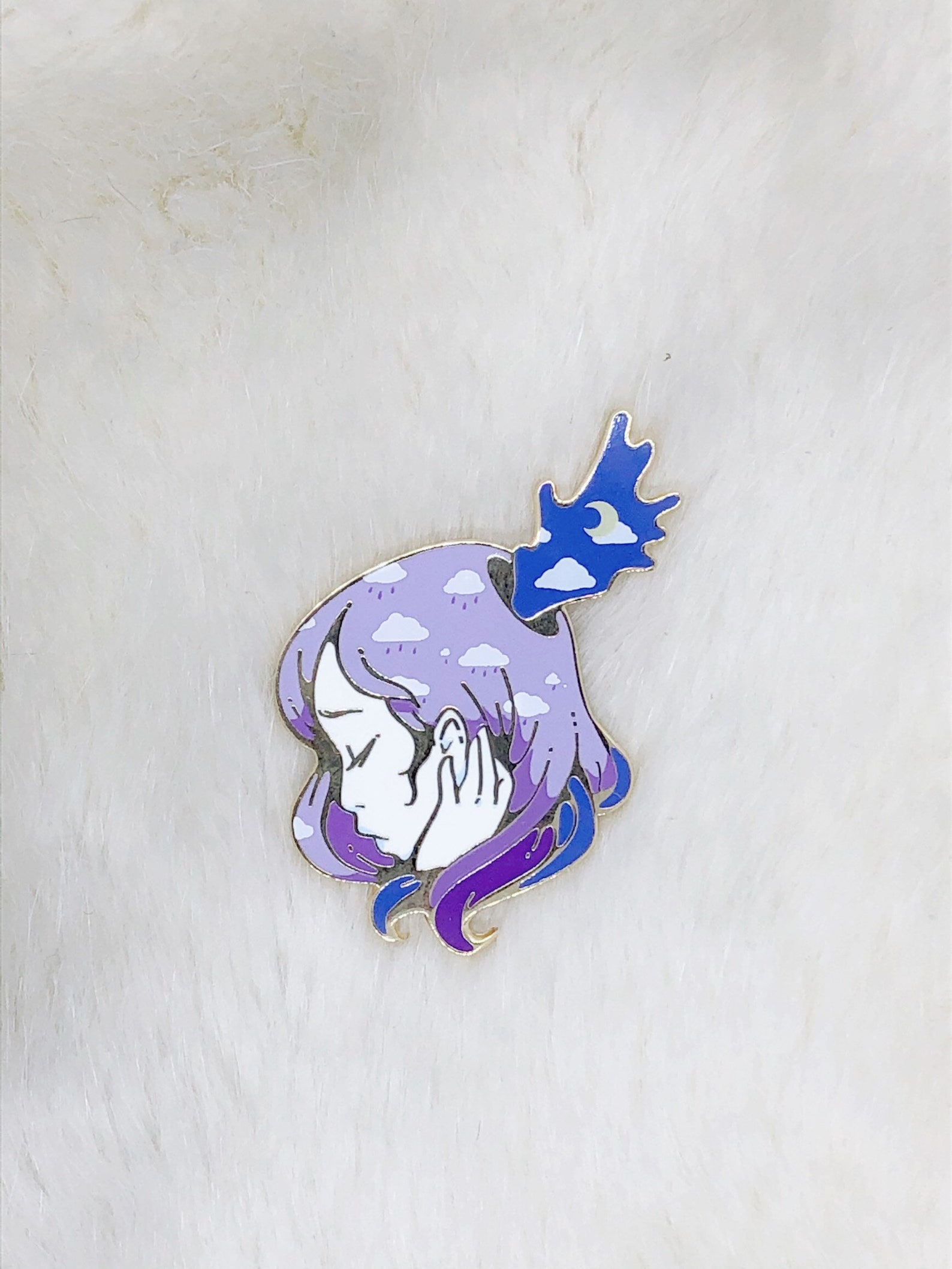 The Hole I Picked Mental Health Trichotillomania Enamel Pin