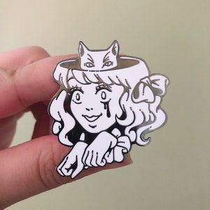 Toxoplasmosis Enamel Pin