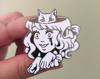 Toxoplasmosis Enamel Pin