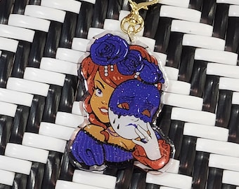 メランコリーマスカレード 泣きマスク アクリルピン