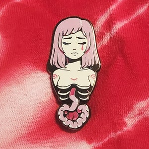 Bad Friends Enamel Pin “A Pain Felt Deep”