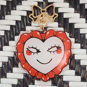 Laughing Crying Acrylic Keychain
