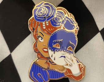 メランコリー マスカレード クライングマスク エナメルピン