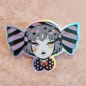 Adesivo Holo Stripe Candy Wrapper