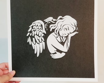 Angel Tears 11 x 11 Print
