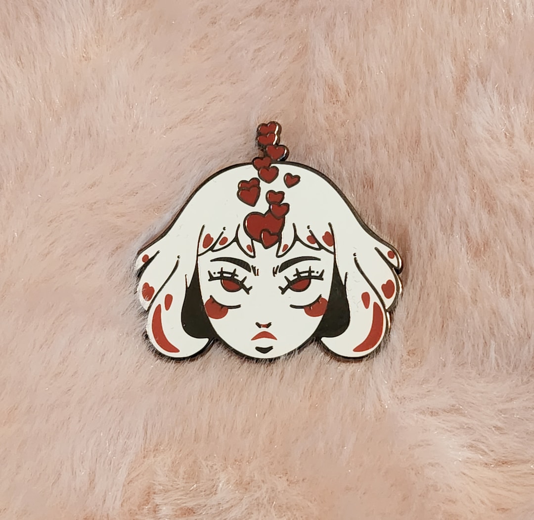 Grumpy Love Enamel Pin - Etsy