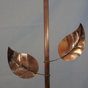 Plate Flower Stem and Leaves