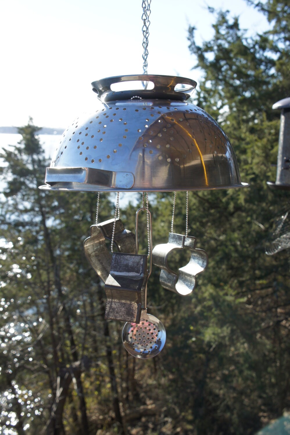 Colander Wind Chime Etsy