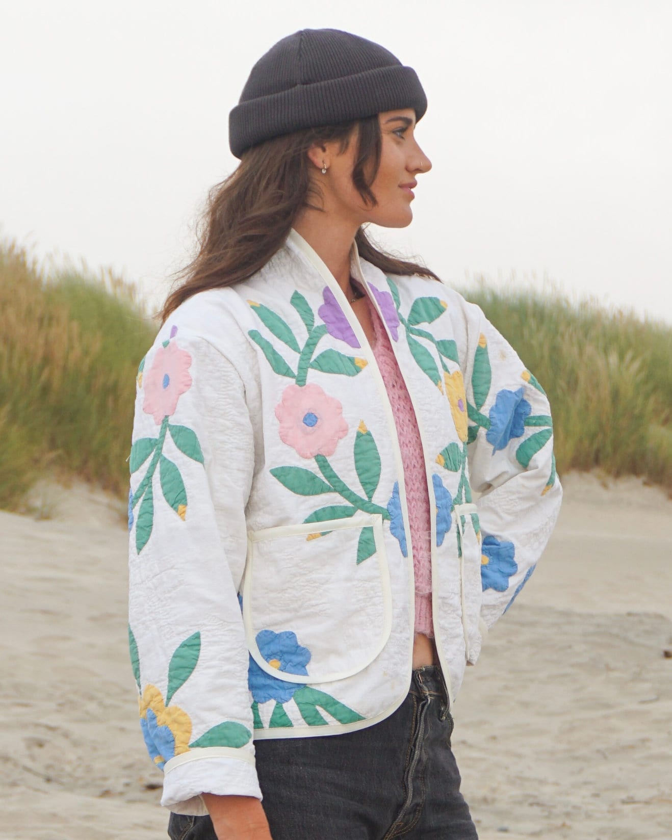 Quilt Coat PDF Sewing Pattern: Beginner Friendly Upcycling Jacket