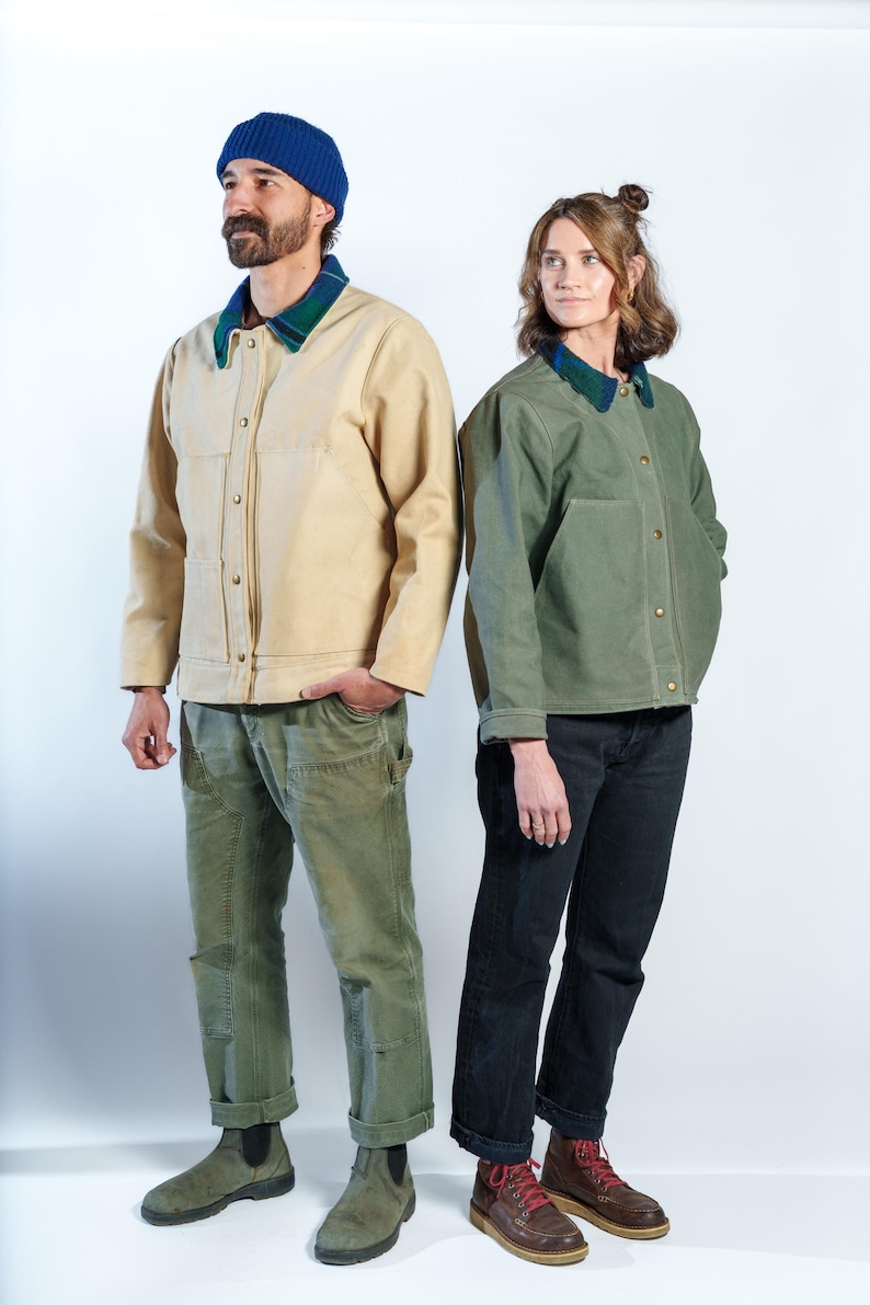 Unisex-Arbeitsjacke – Campingjacke (PDF-Schnittmuster, 2XS-4XL) Bild 2