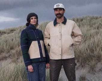 Unisex Chore Coat PDF Sewing Pattern: Beginner Workwear Quilt Coat