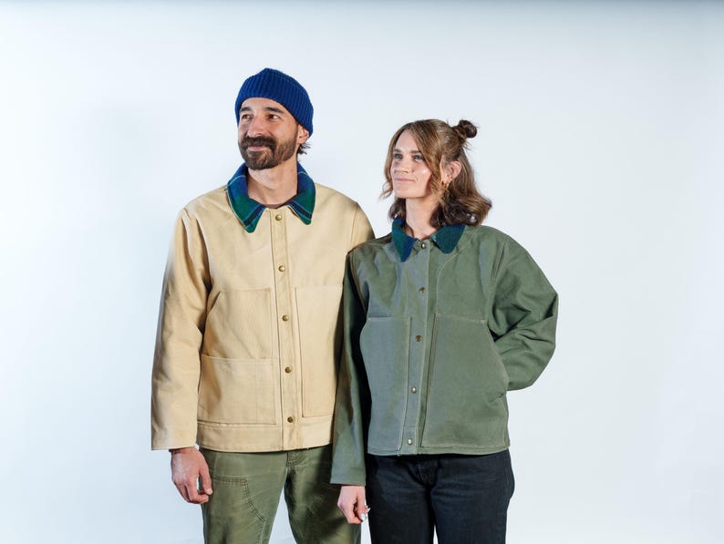 Unisex-Arbeitsjacke – Campingjacke (PDF-Schnittmuster, 2XS-4XL) Bild 3