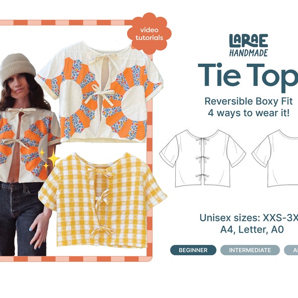 Larae Tie Top PDF Sewing Pattern