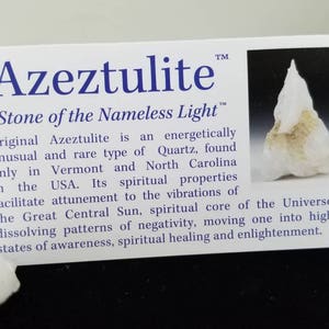 Powerful White Azeztulite/Azozeo Activated/Receiving the Nameless Light/Link with the Great Central Sun image 5