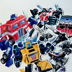 Vintage Robot Box Art Vinyl Stickers