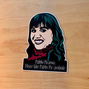 What We Do in the Shadows Vinyl Sticker or Magnet - Nadja - Pablo Pic-a**hole