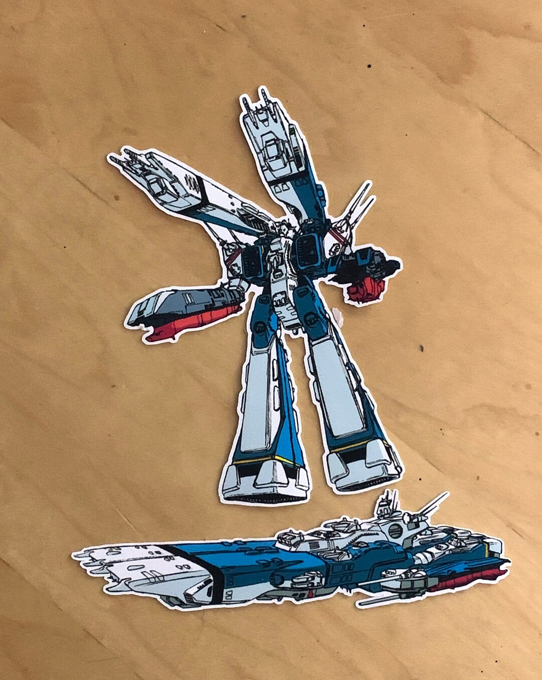 Macross (robotech) Stickers or SDF1 Set of 2 Etsy