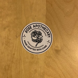 Apothecary Vinyl Label or Magnet - 2&quot; Round