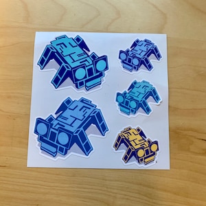 Mystery Science Theater 3000 - Nanite - Sheet of 5 - Stickers or Magnets