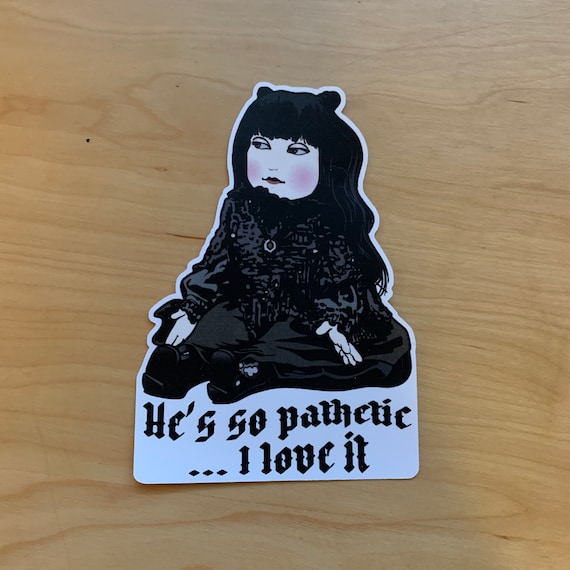 What We Do in the Shadows Vinyl Sticker or Magnet - Nadja (Doll) - &quot;He&#39;s so pathetic....I love it&quot;