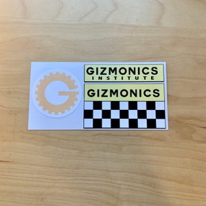 Mystery Science Theater 3000 - Gizmonics Institute -  Set of 3 - Vinyl Stickers or Magnets