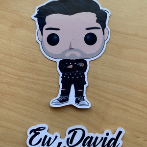 Ew, David! - Set of 2 David Rose Stickers or Magnets