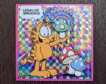 pegatina Legalizar las setas