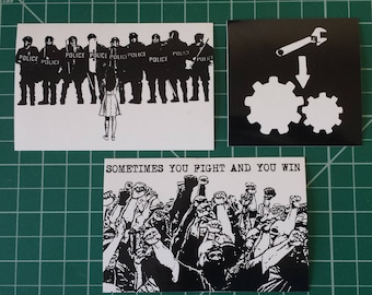 Paquete de pegatinas de anarquía