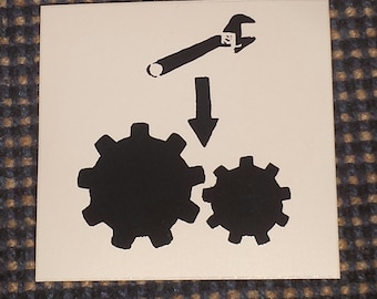 Pegatina de anarquía