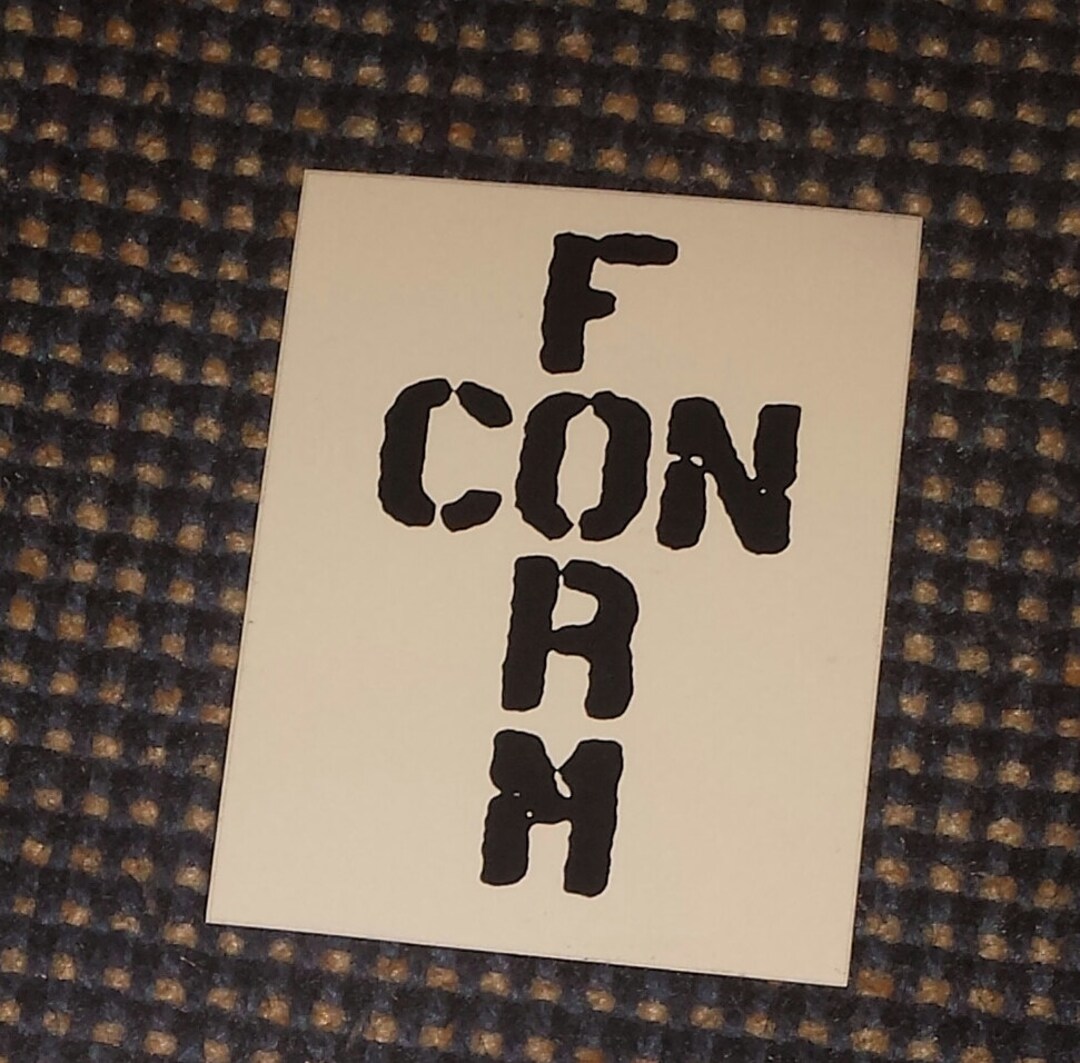 Conform Cross Sticker - Etsy