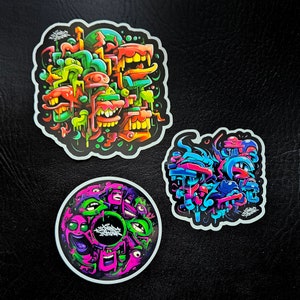 Xpand Xplore graffiti style sticker pack