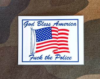 Fuck the Police sticker