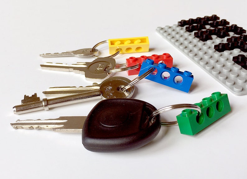 Lego Key Holder & Key Rings Set Etsy