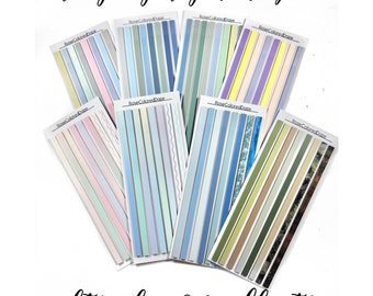 Translucent Sticky Notes - LONG Highlight Strips - MultiColors 3.0