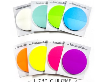 Translucent Sticky Notes - 1.75" Circle - Summer Collection