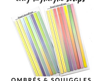 LONG Highlight Strips - Ombres & Squiggles - Tropical Colors