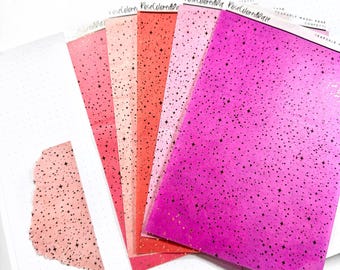 Naklejki z papieru washi - Rozrywalna strona washi - Konfetti - Kolekcja Sweet Tart - Naklejki do planera - Naklejki do albumu - Naklejki Bujo