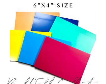 Translucent Sticky Notes - 6"x4" Unlined - Bold Fall Collection