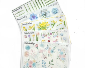 Full Page Deco Sheets - Spring Collection 1.0