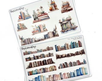 Full Page Deco Sheets - Vintage Books