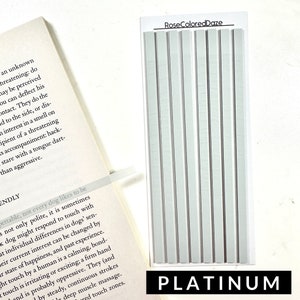 Long Hightlight Strip Sticky Notes Single Colors Fall Colors Platinum