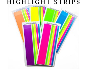 Highlight Strips - Multi-Widths - Neons