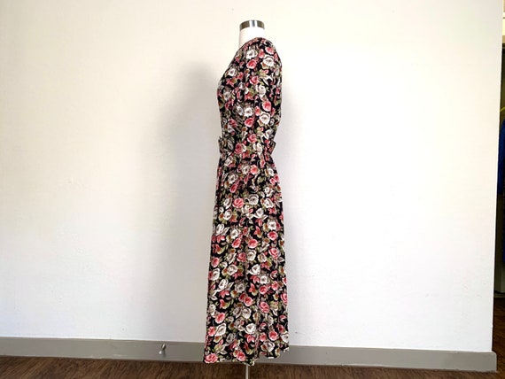 Vintage 1980’s P.J. Klein floral long dress size … - image 5
