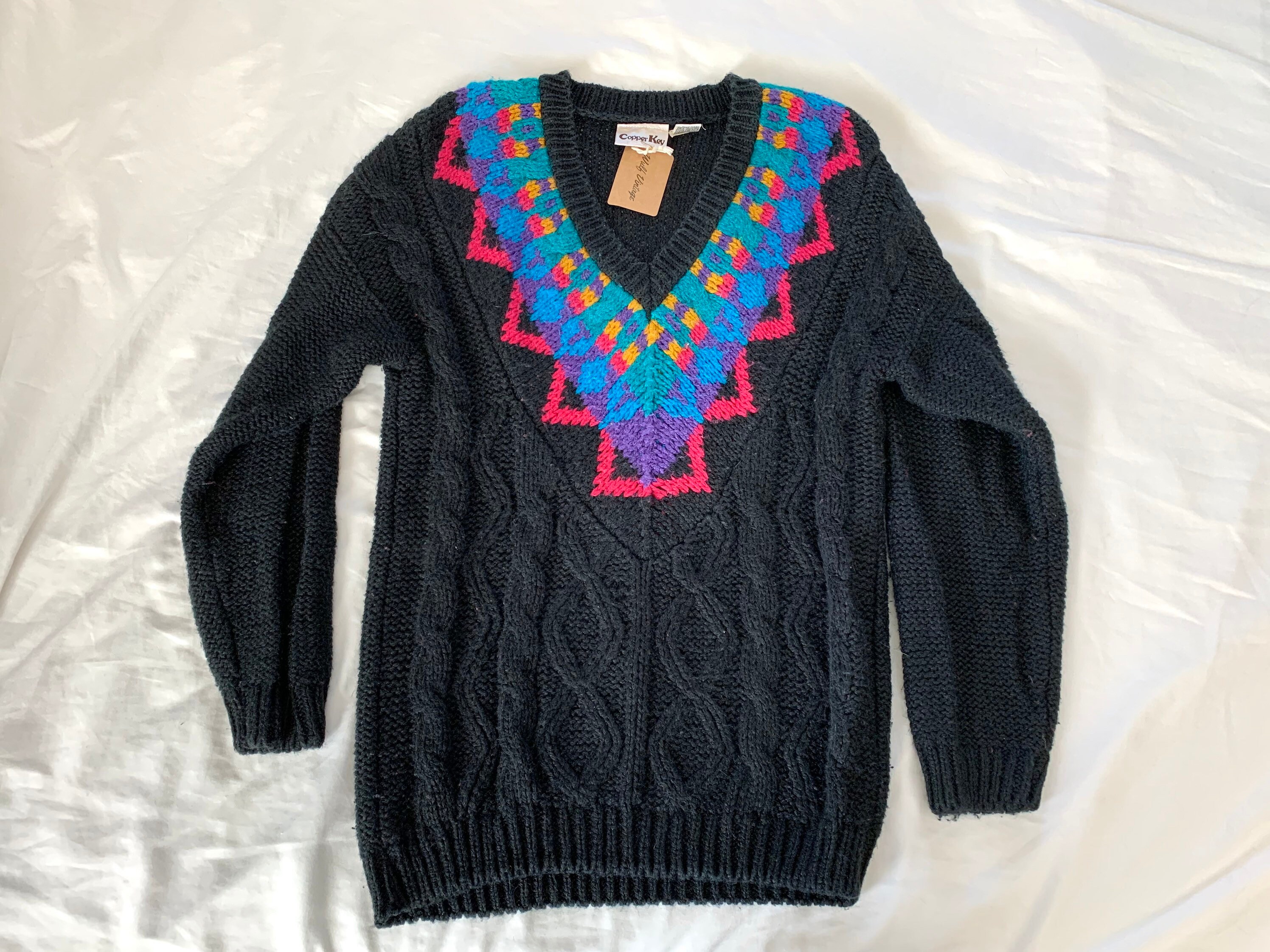 Cable Knit 1980s - Etsy